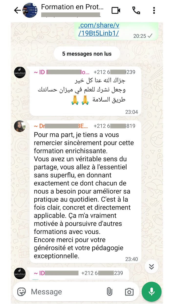 Avis participant 1