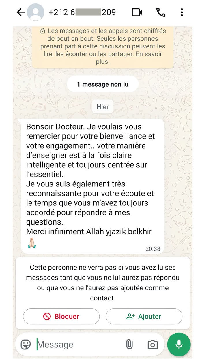 Avis participant 8